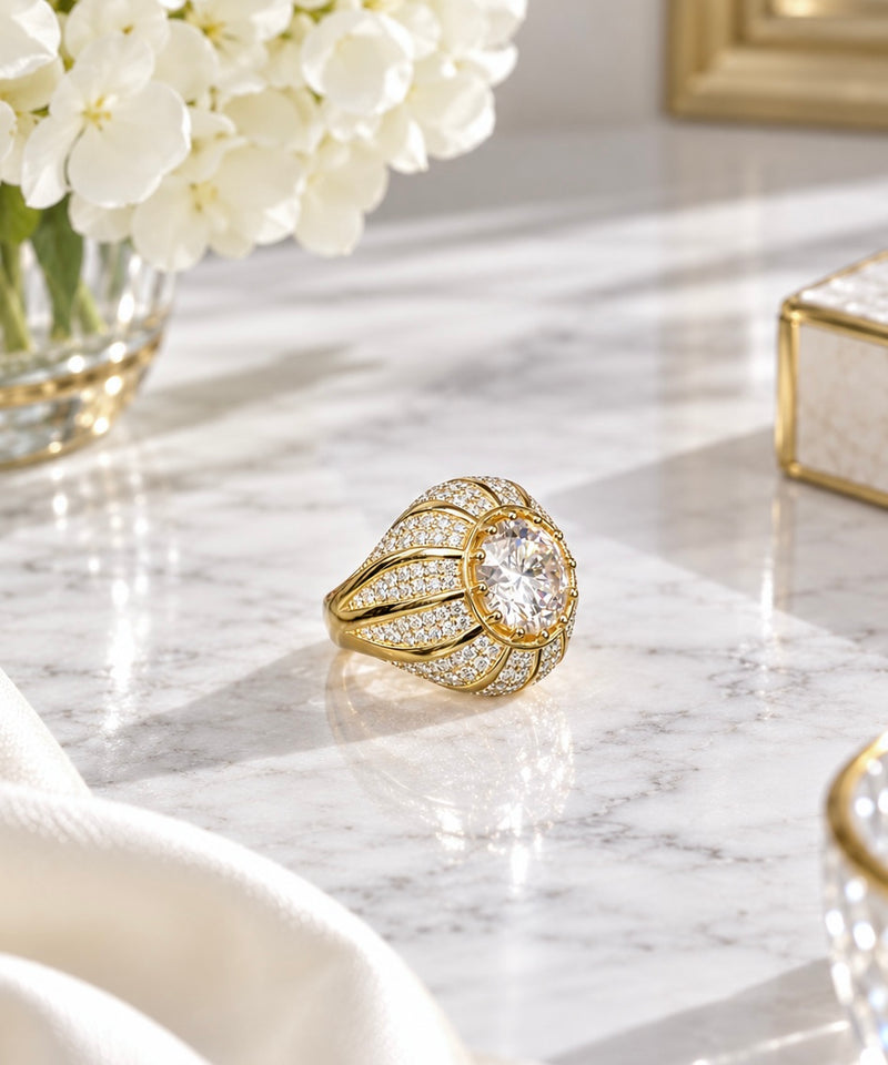 The Grand Bombé Ring