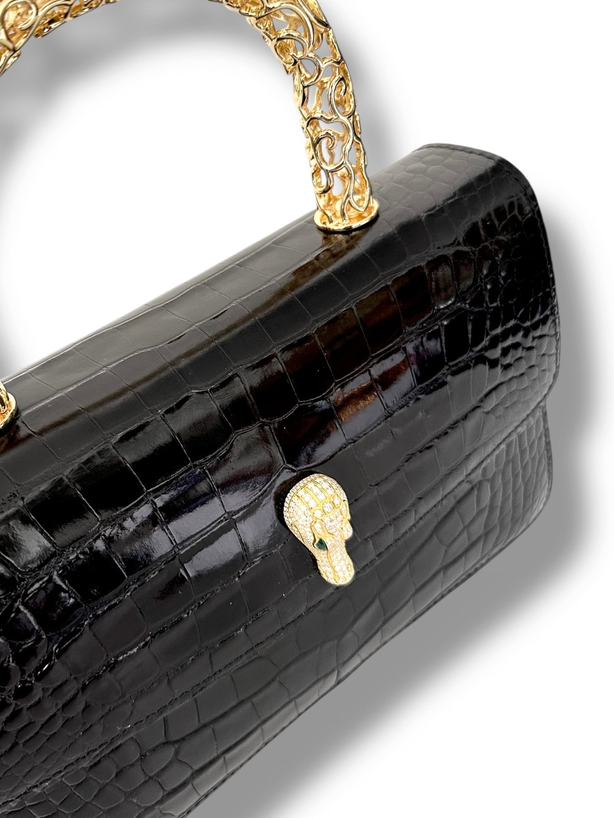 The Alligator Sovereign - The Anka in Black Onyx Alligator