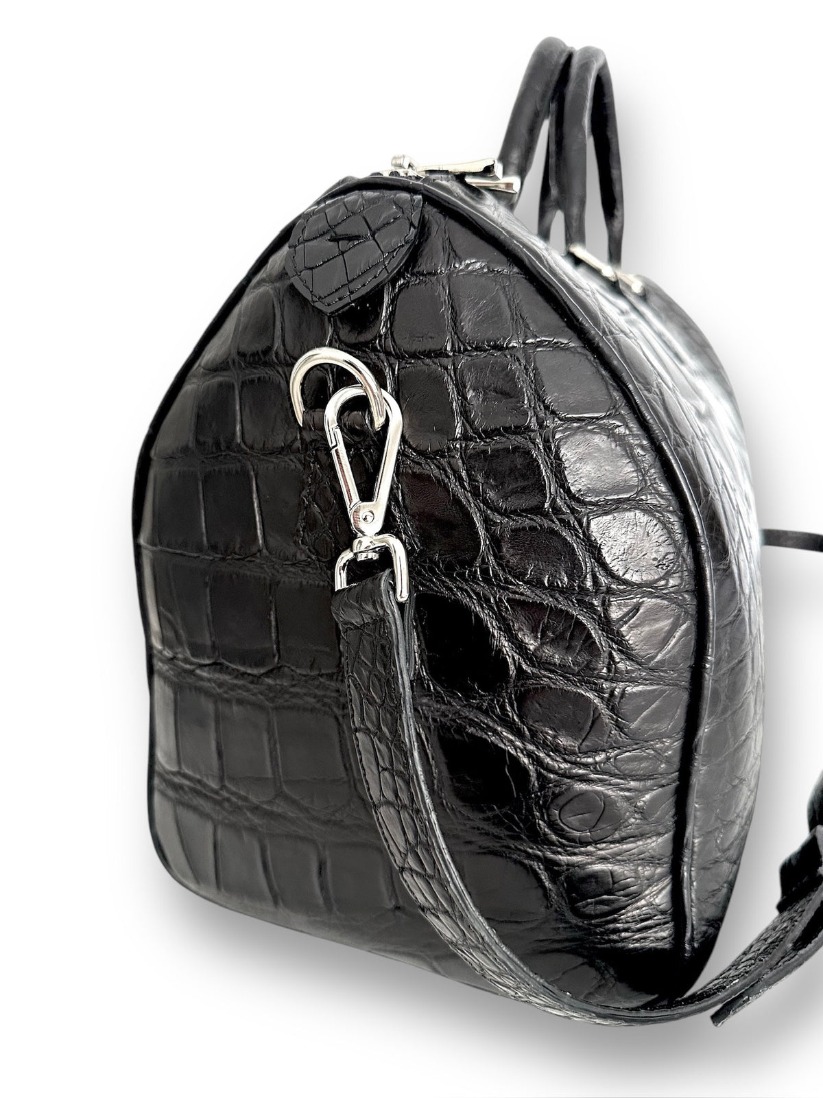 The Bobby Duffel Black Alligator image 1