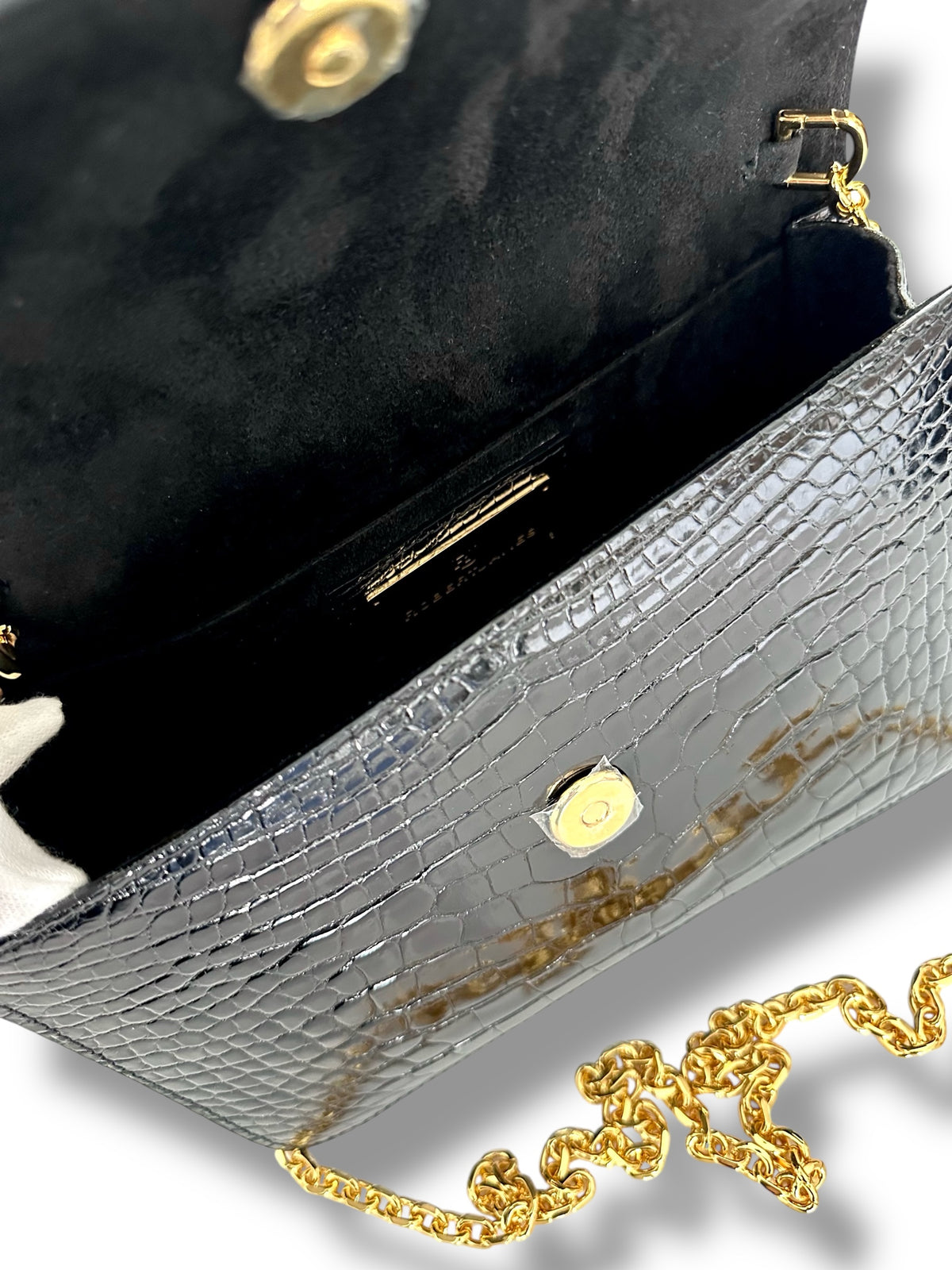 The Alligator Sovereign - The Anka in Black Onyx Alligator
