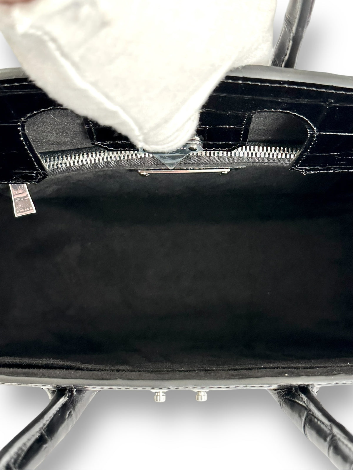 Black Onyx Alligator - Wrenley Tote image 4