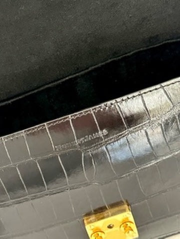 Black Onyx Alligator - Hadley Flap image 3