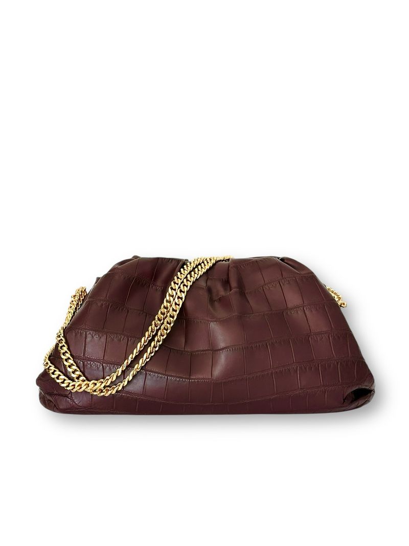 Deep Chocolate Alligator - Birdie Bag image 0