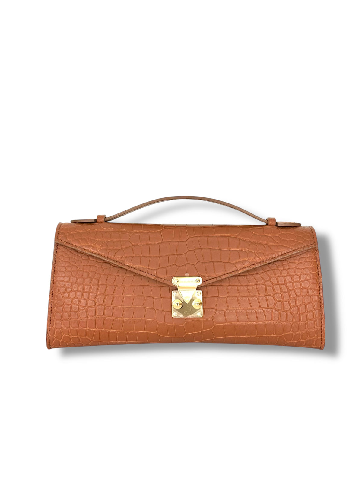 Italian Gold Alligator - The Minnie Pochette image 0