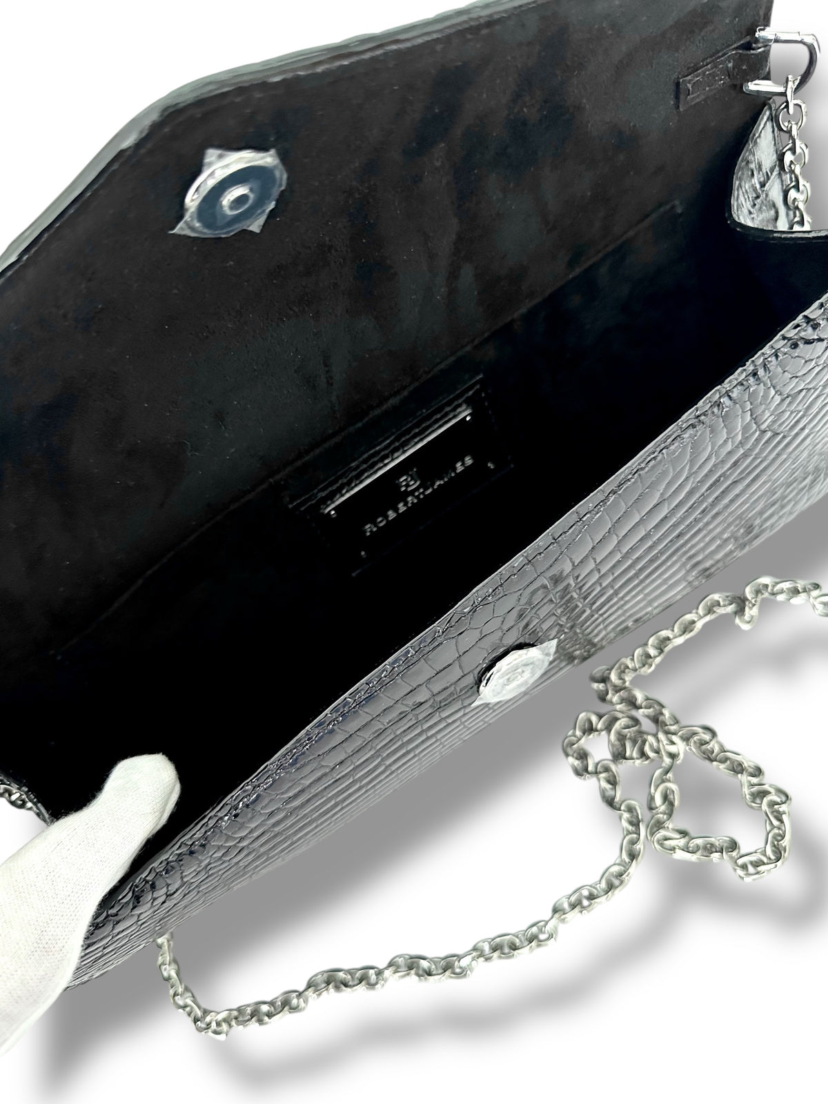 The Alligator Sovereign - The Minnie Pochette in Black Onyx Alligator