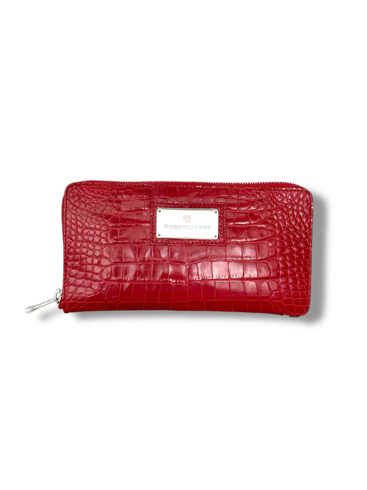 Sexy Red Alligator - RobertJames Zip Around Wallet image 0