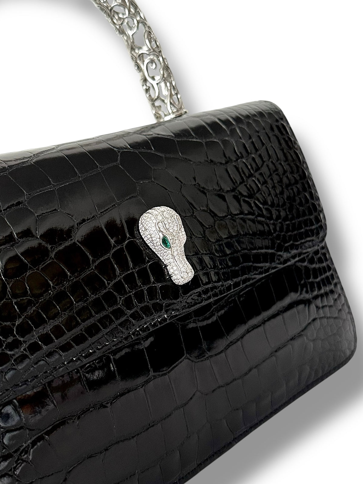 The Alligator Sovereign - The Anka in Black Onyx Alligator