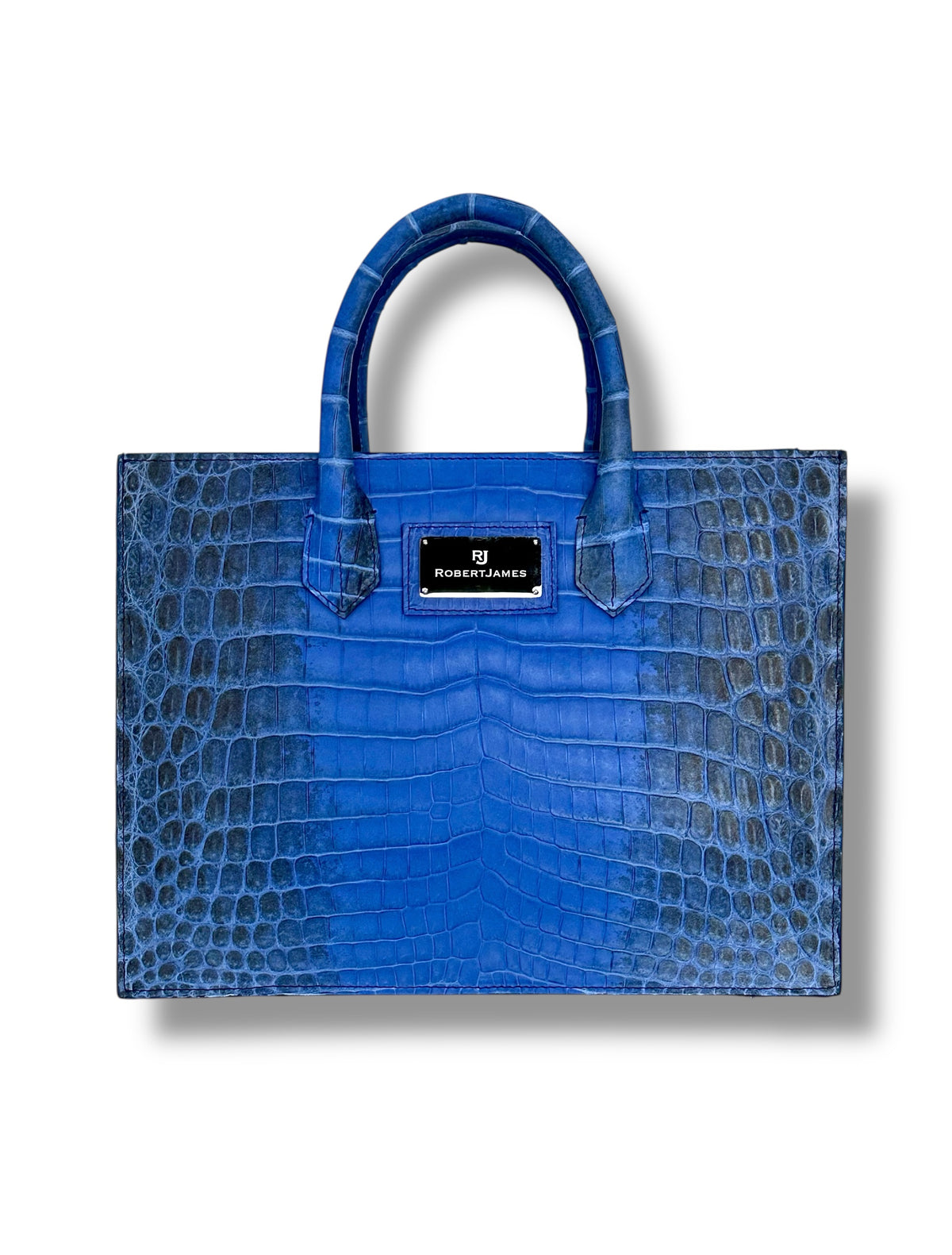 Cobalt Blue Himalayan Crocodile - The Classic Tote image 0