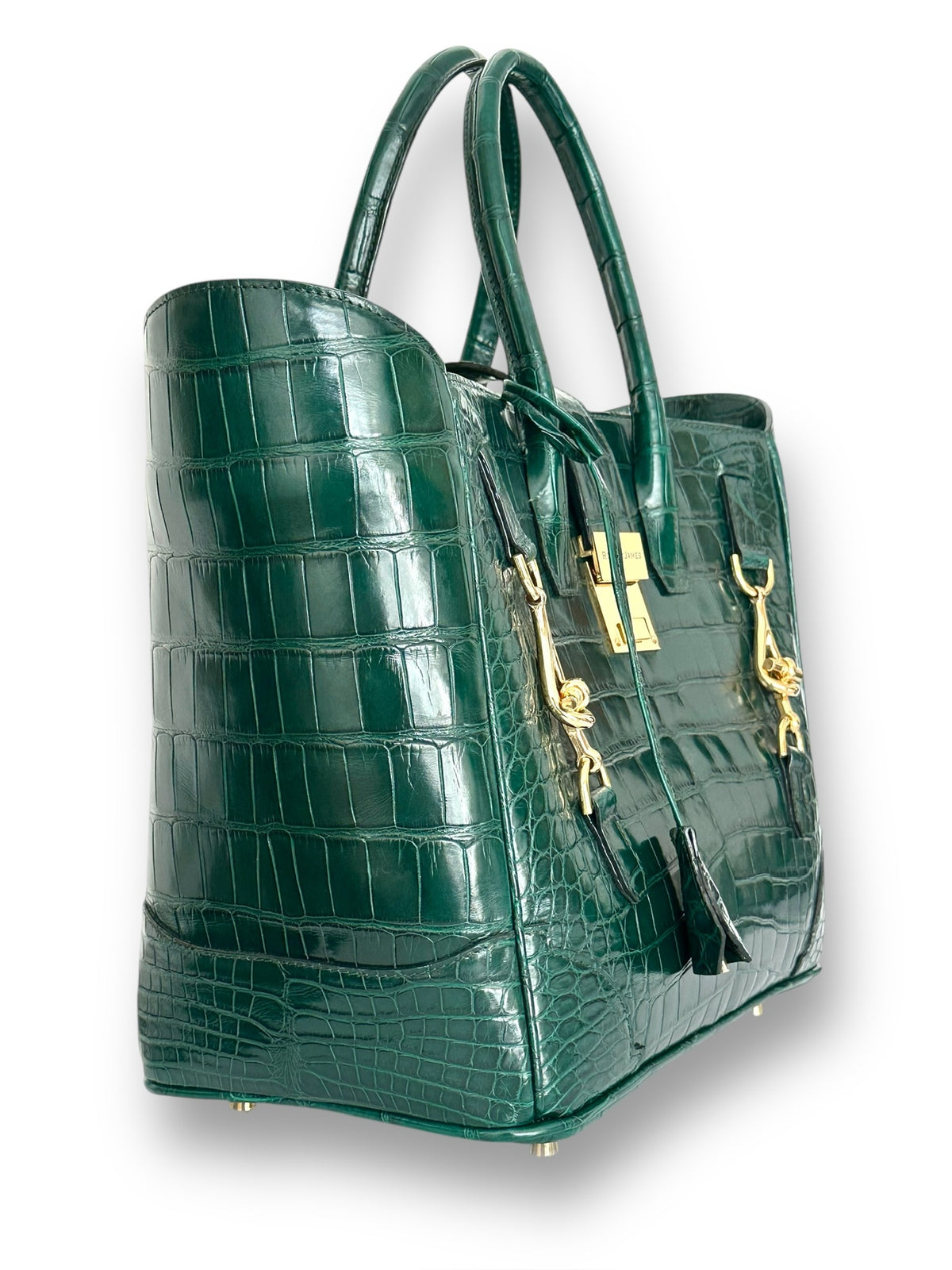 Rich Emerald Alligator - Hutton Tote image 1