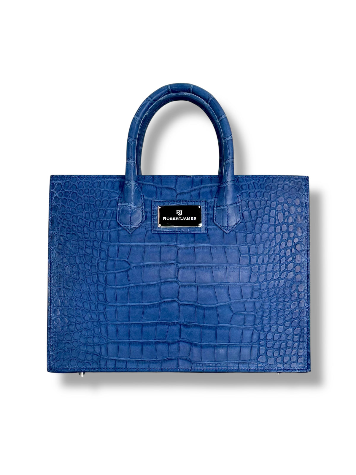 Deep Ocean Blue Alligator - The Classic Tote image 0