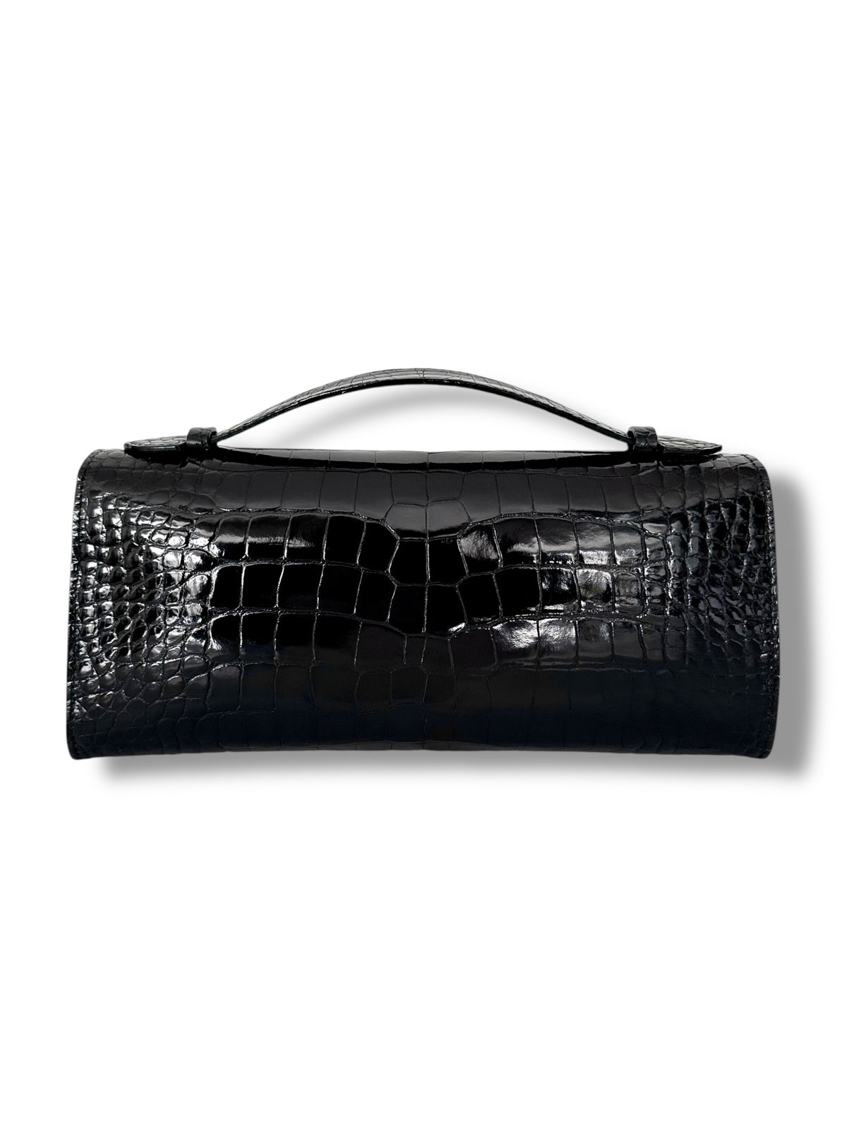 The Alligator Sovereign - The Minnie Pochette in Black Onyx Alligator