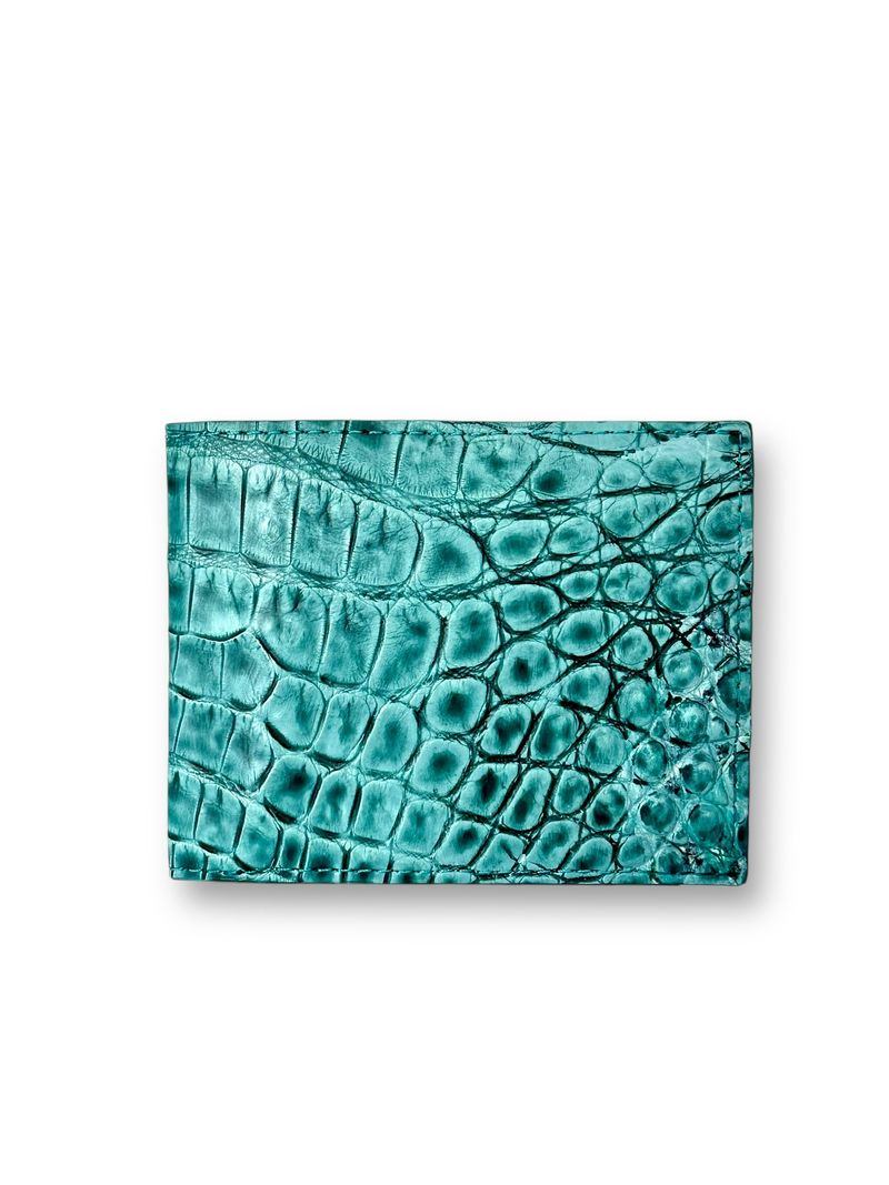 Caribbean Sea Alligator - Bi-Fold Unisex Wallet image 0