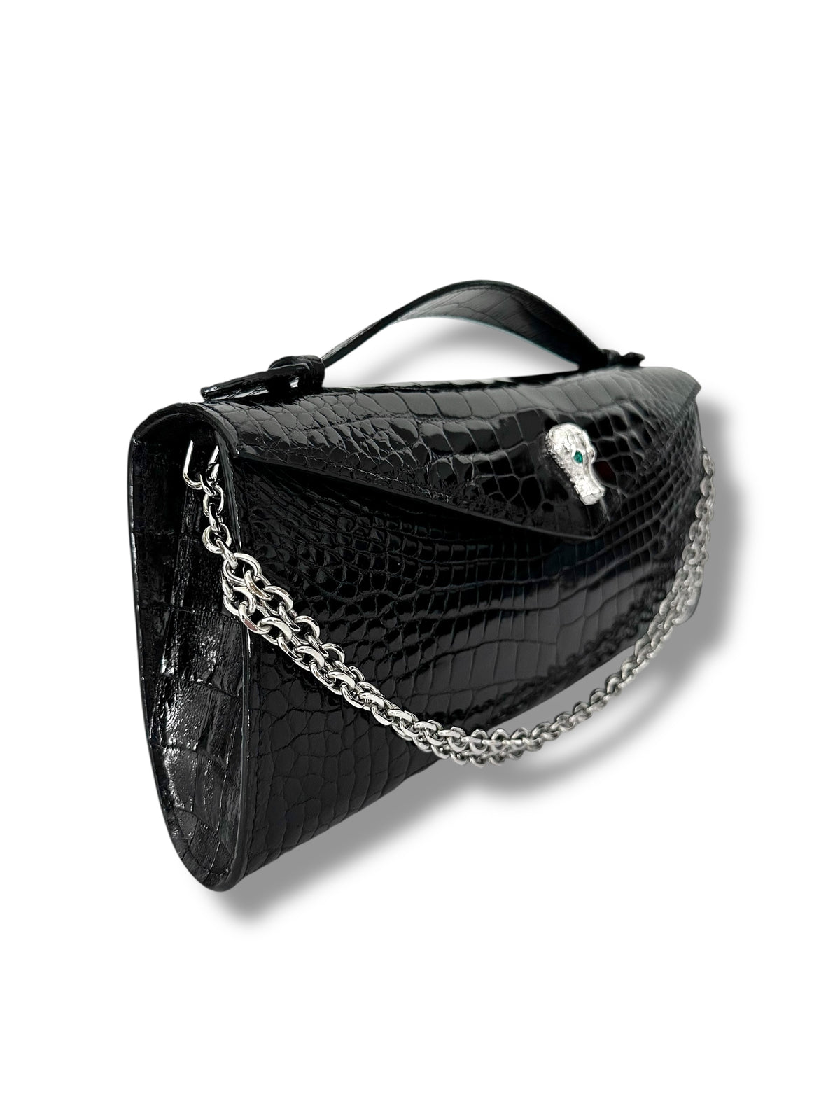 The Alligator Sovereign - The Minnie Pochette in Black Onyx Alligator