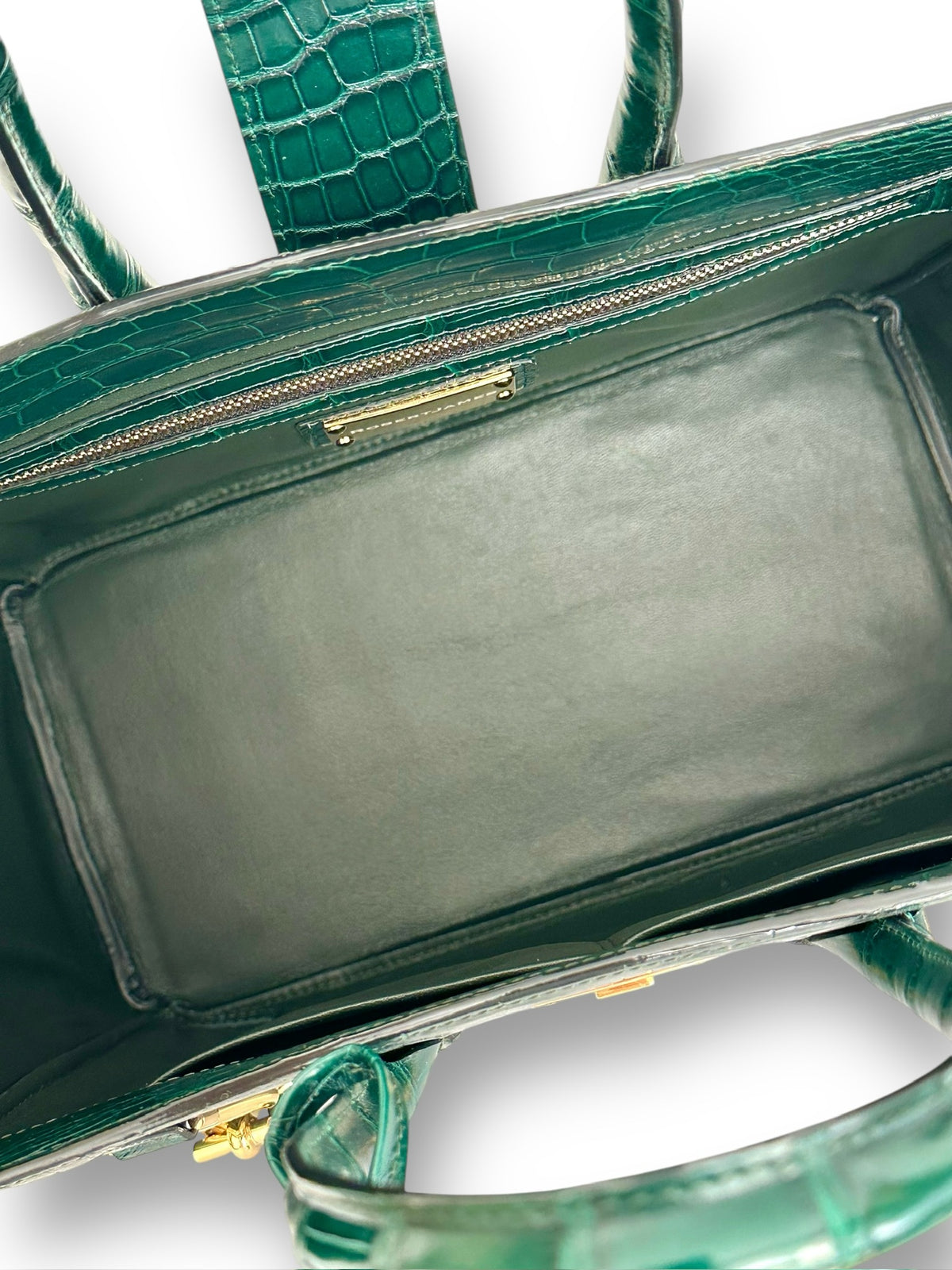 Rich Emerald Alligator - Hutton Tote image 3