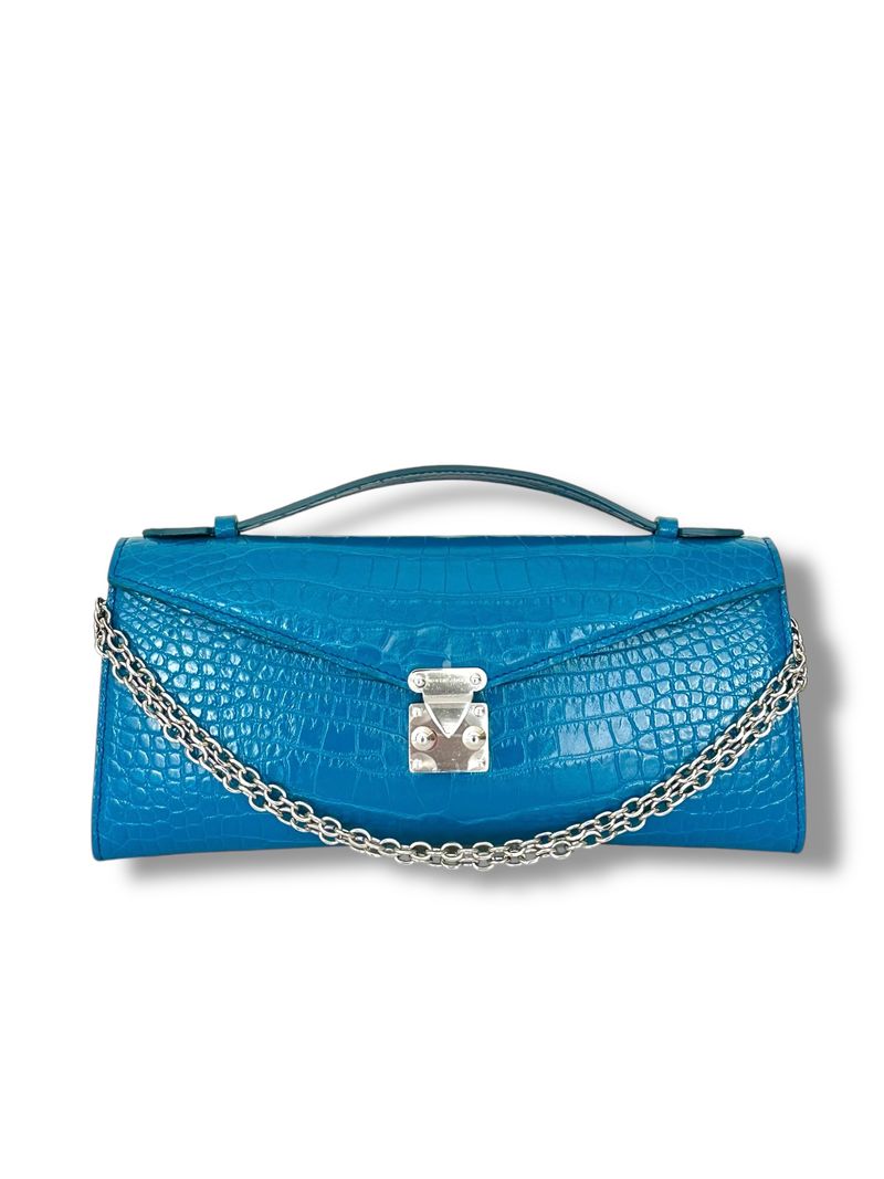 Ocean Blue Alligator - Minnie Pochette image 0
