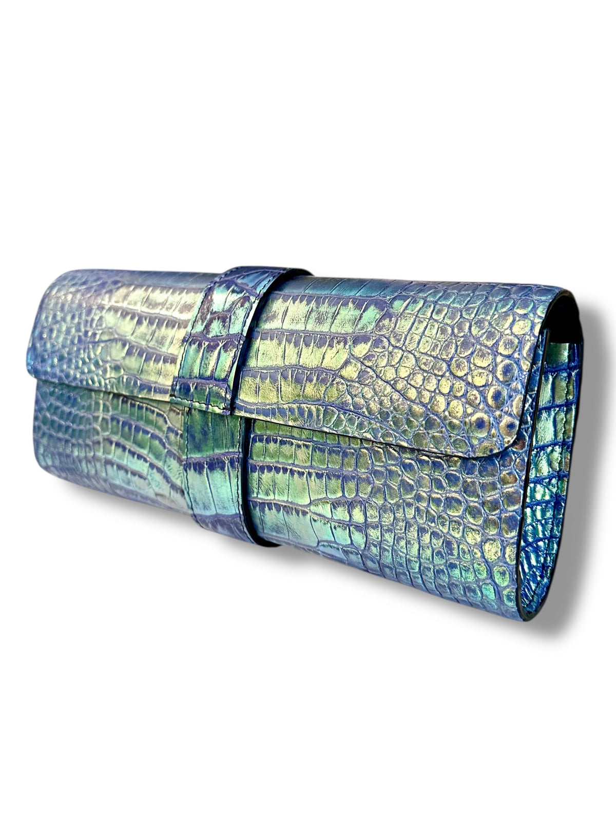 Metallic Dragonfly Alligator - The Valerie Clutch