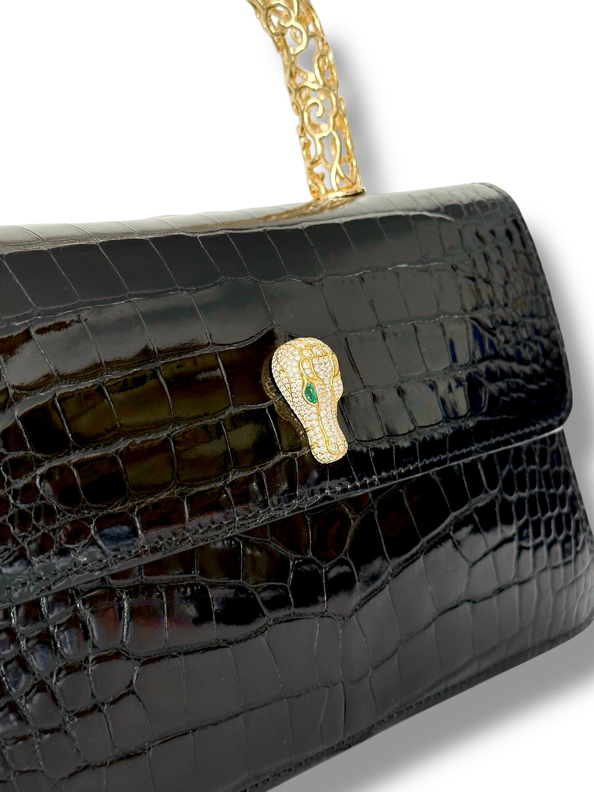 The Alligator Sovereign - The Anka in Black Onyx Alligator