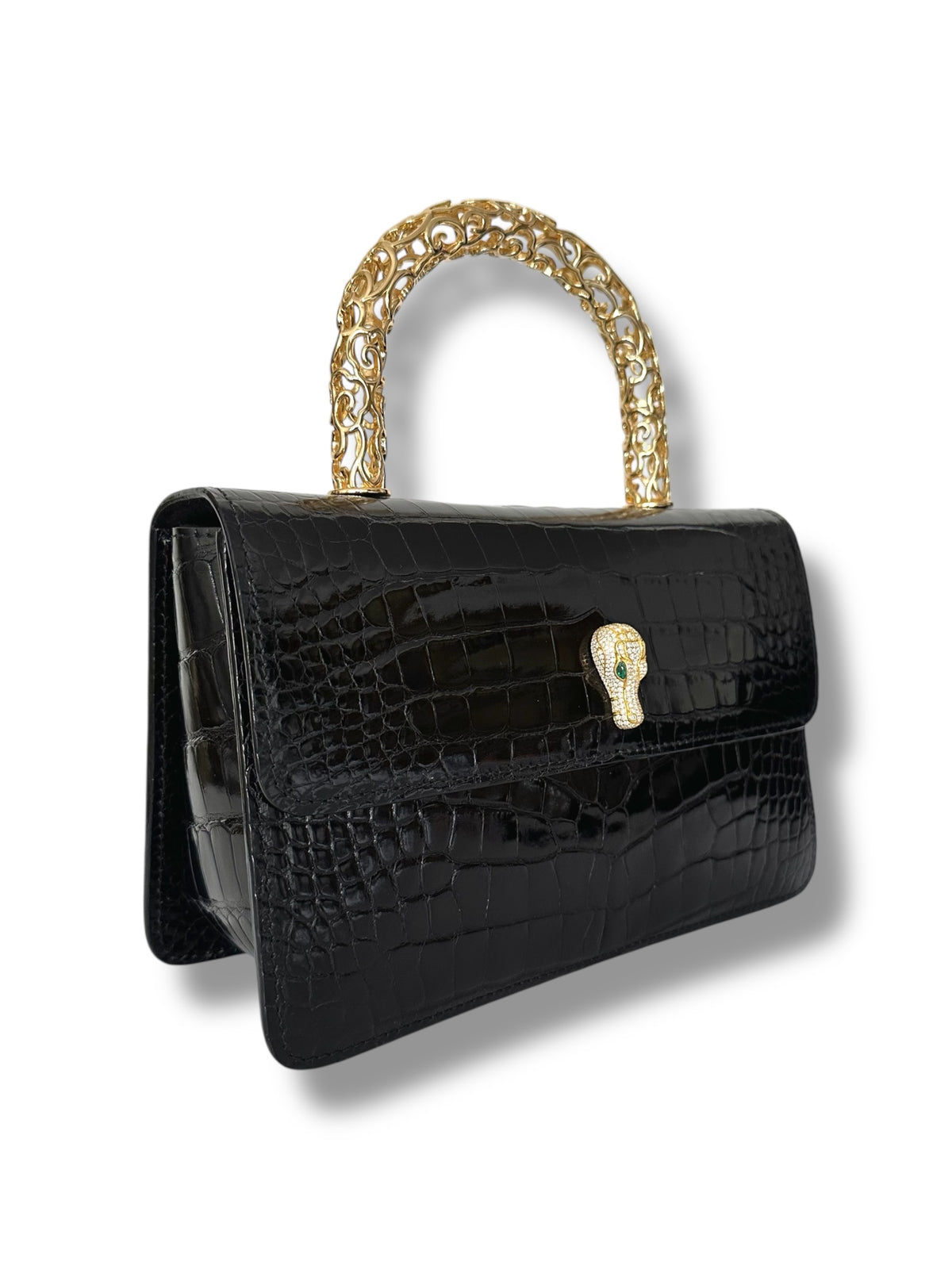 The Alligator Sovereign - The Anka in Black Onyx Alligator