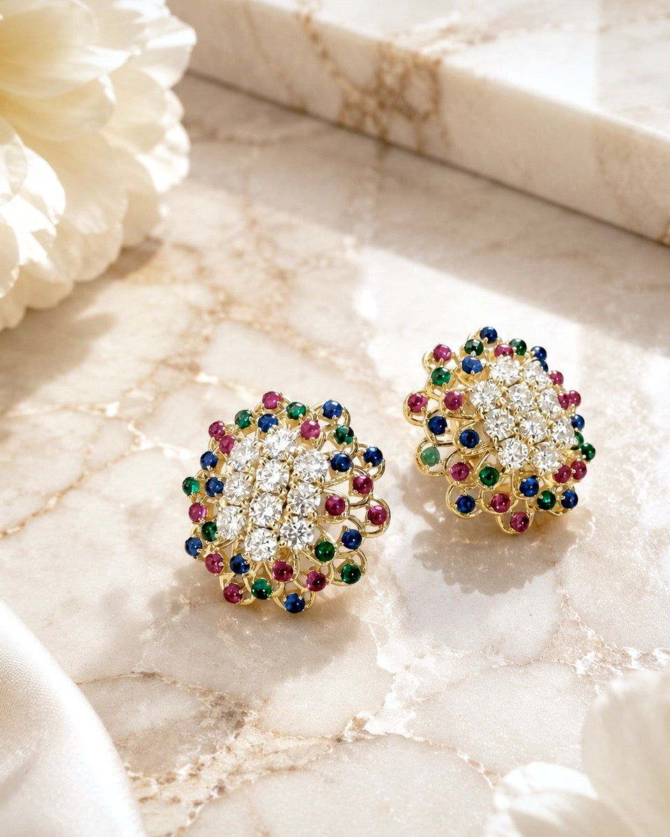 The Constellation Dome Earrings – Jewel Edition
