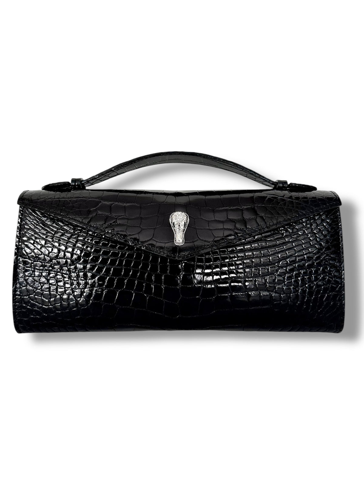 The Alligator Sovereign - The Minnie Pochette in Black Onyx Alligator