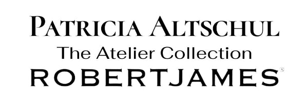 Logo of Patricia Altschul, The Atelier Collection, and Robert James on a white background