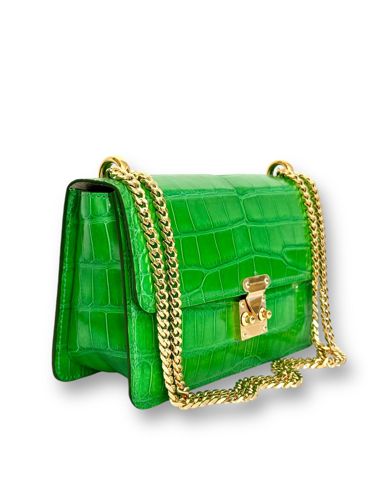 Kelly Green Alligator - Hadley Flap image 1