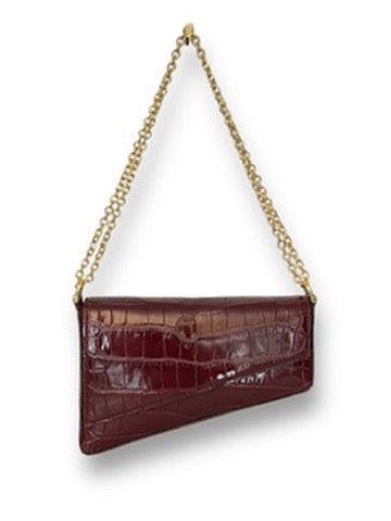Rich Merlot Alligator - The Evelyn image 2